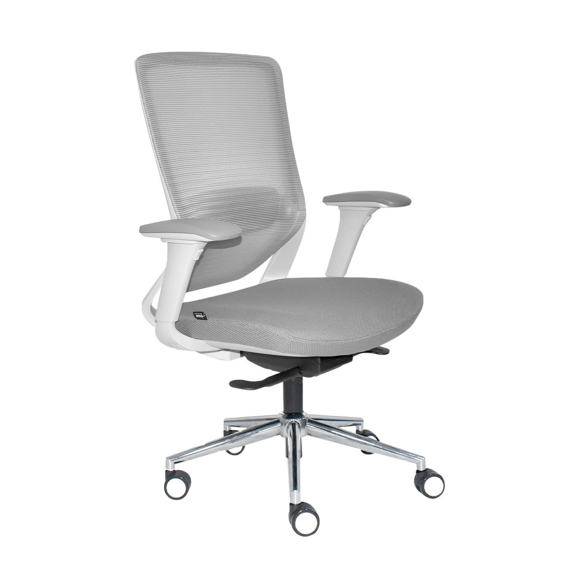 ALTHEA CONFORT - Silla Ergonómica Loop Gerente 4D Cromado Gris Althea Confort