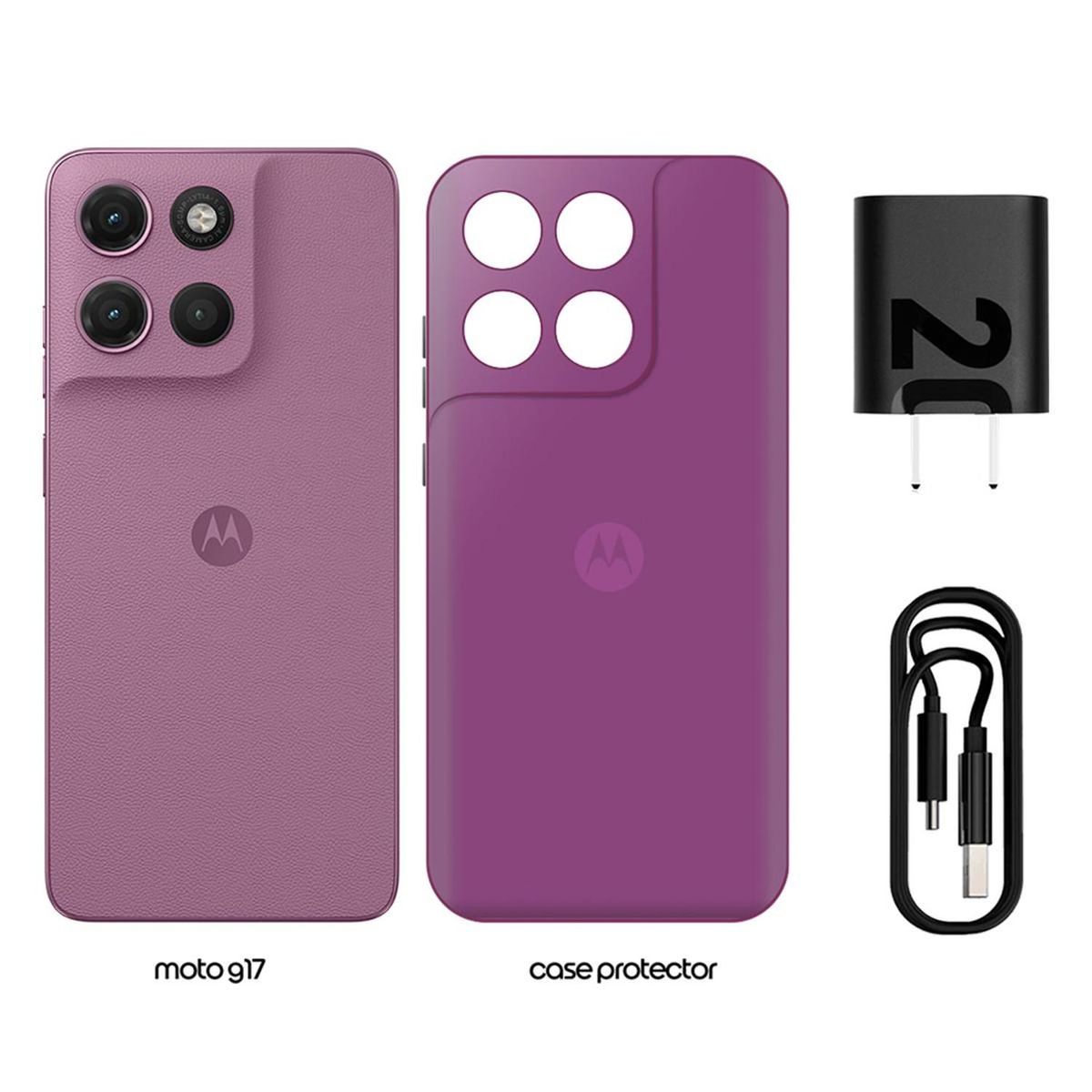 MOTOROLA - Motorola G17 XT2623-1 PE BX 4+128 SS GEN 4GB128GB Rosa