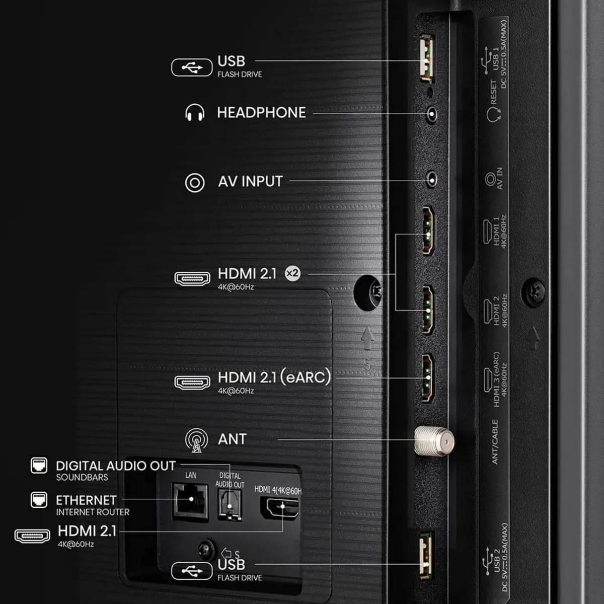 HISENSE - Televisor Hisense 65 pulgadas 65Q6Qv QLED UHD 4K Smart TV con IA