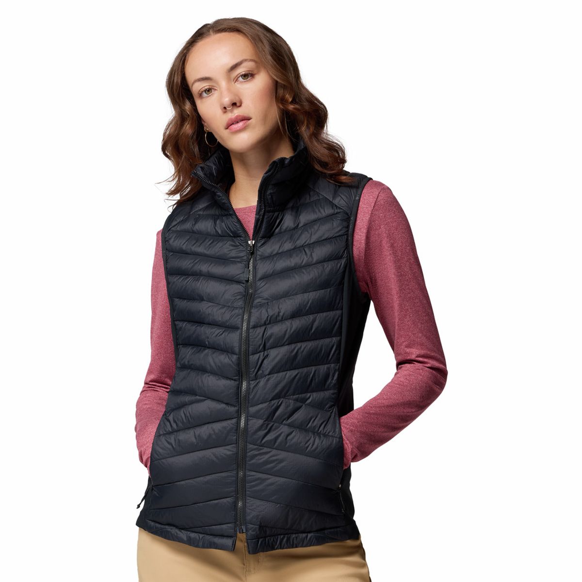 COLUMBIA - Chaleco Columbia Mujer Powder Pass III Negro COLUMBIA