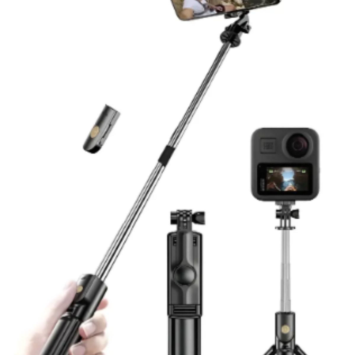 GENERICO - Palo Selfie Estabilizador para Celular y Gopro