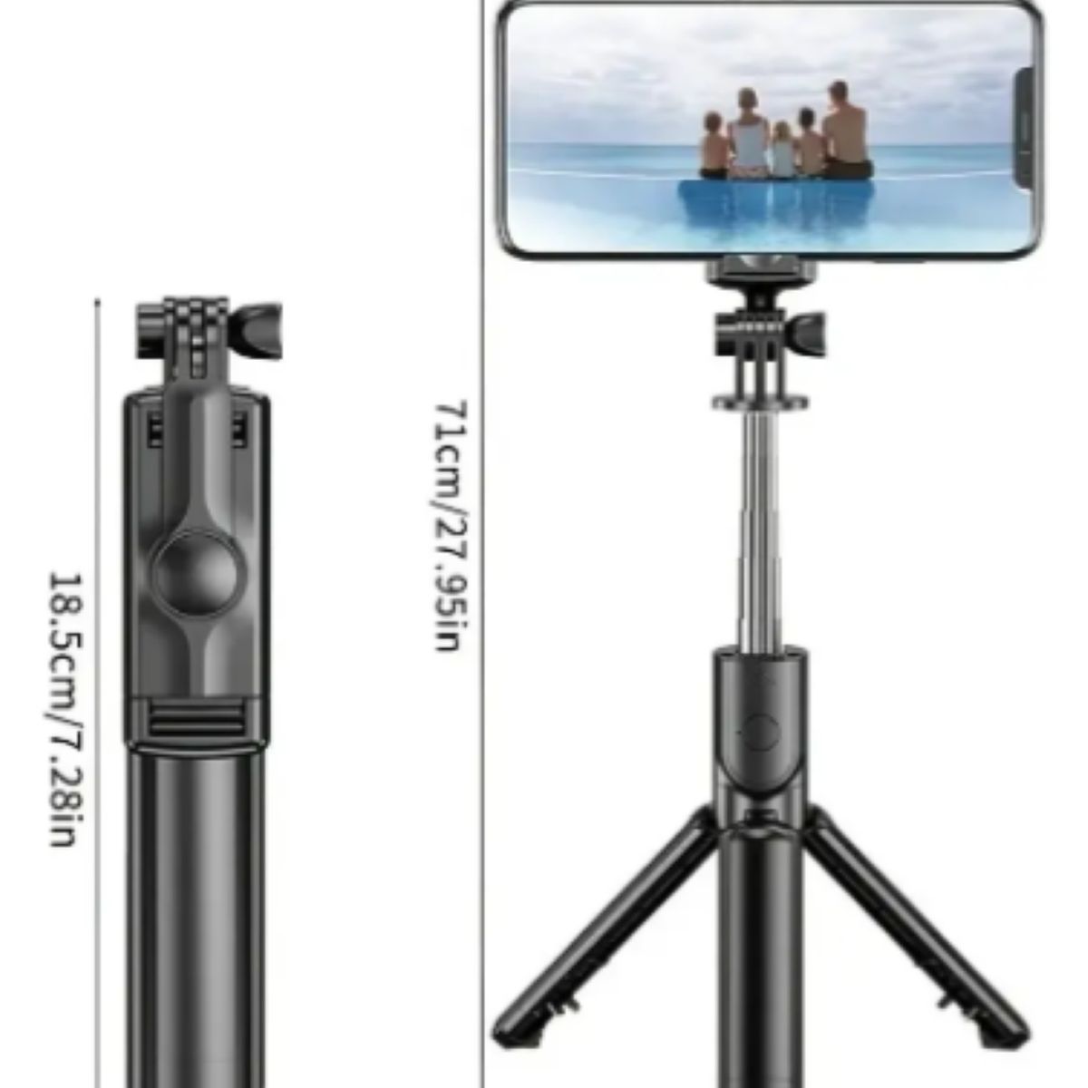 GENERICO - Palo Selfie Estabilizador para Celular y Gopro