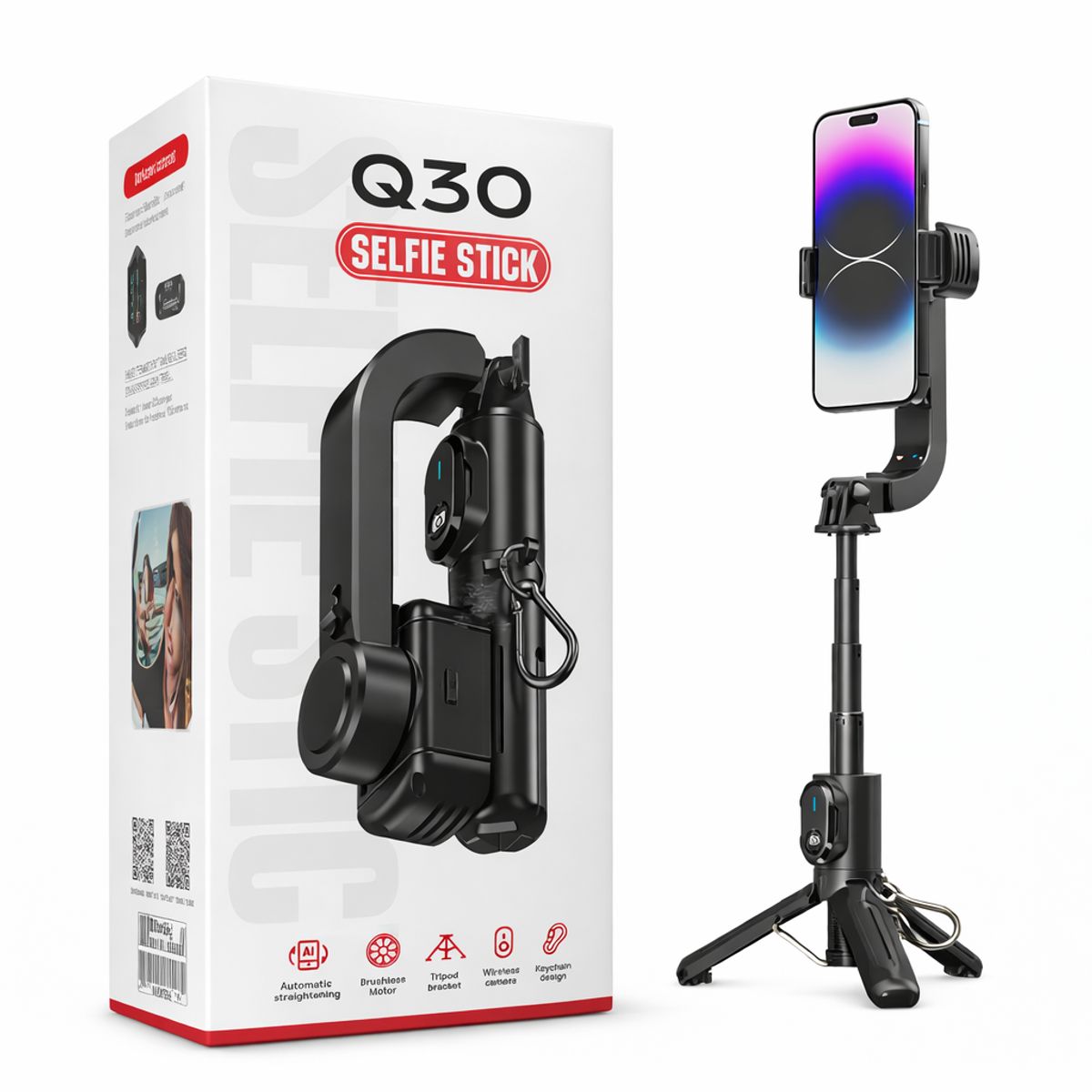 GENERICO - Estabilizador Con Soporte Para Celular Portátil