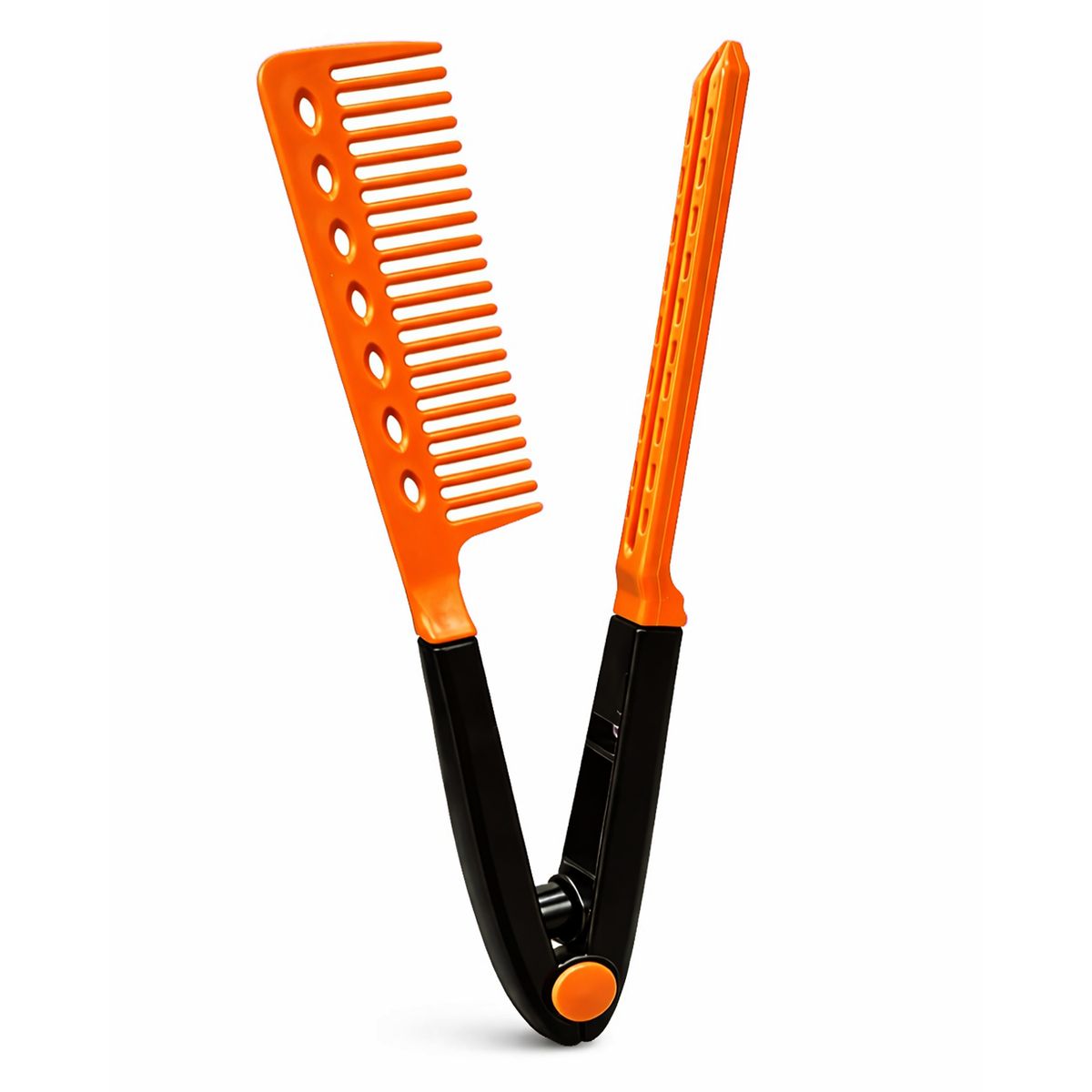 MAJIKA - Peine Plancha para Cabello 2 en 1 - Anticalor Profesional