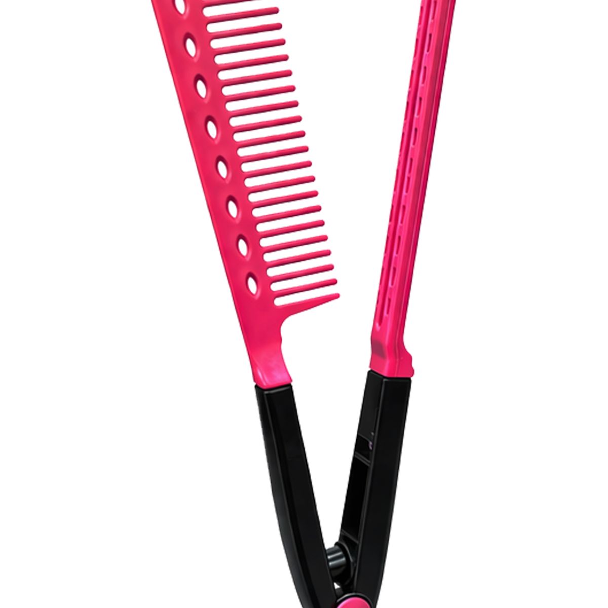 MAJIKA - Peine Plancha para Cabello 2 en 1 - Anticalor Profesional