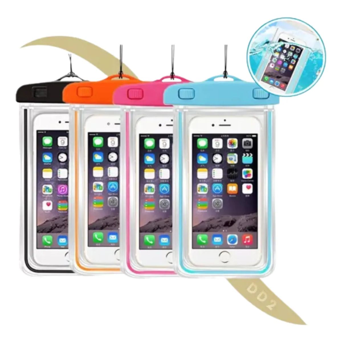 GENERICO - Bolsa Impermeable Celular Resistente Agua Universal