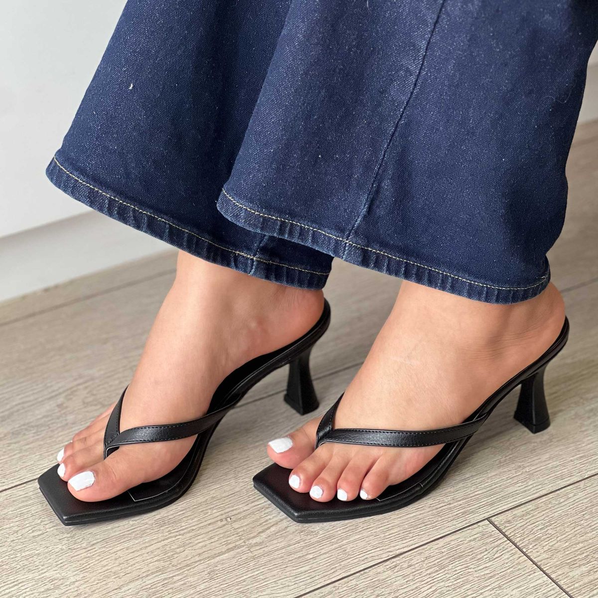 GENERICO - ZAPATO PARA MUJER PAOLA EN COLOR NEGRO EN TACO 7