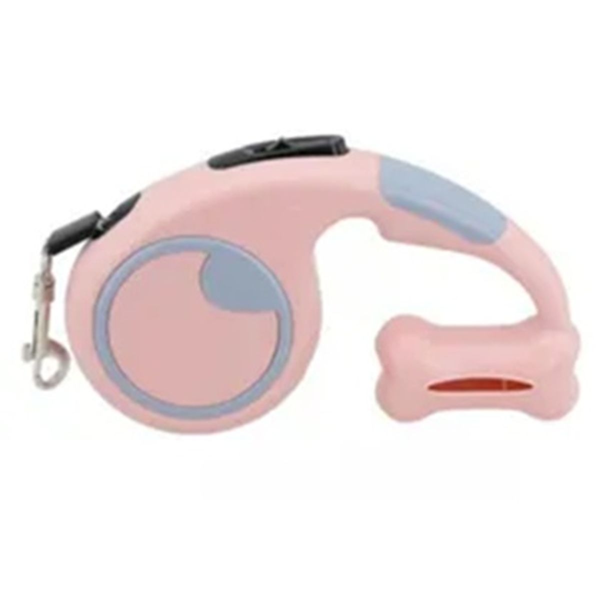 GENERICO - Correa Retráctil para Mascotas Perro ROSADO-GENERICO