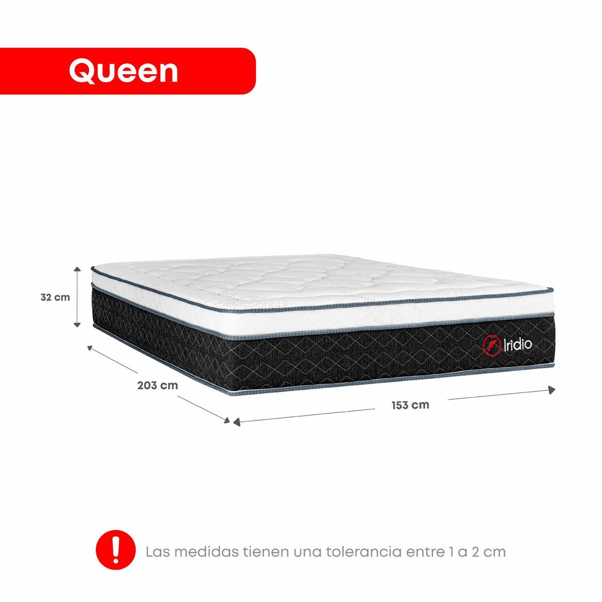 FORLI - Dormitorio Iridio Marrón Queen + 02 Veladores Veni