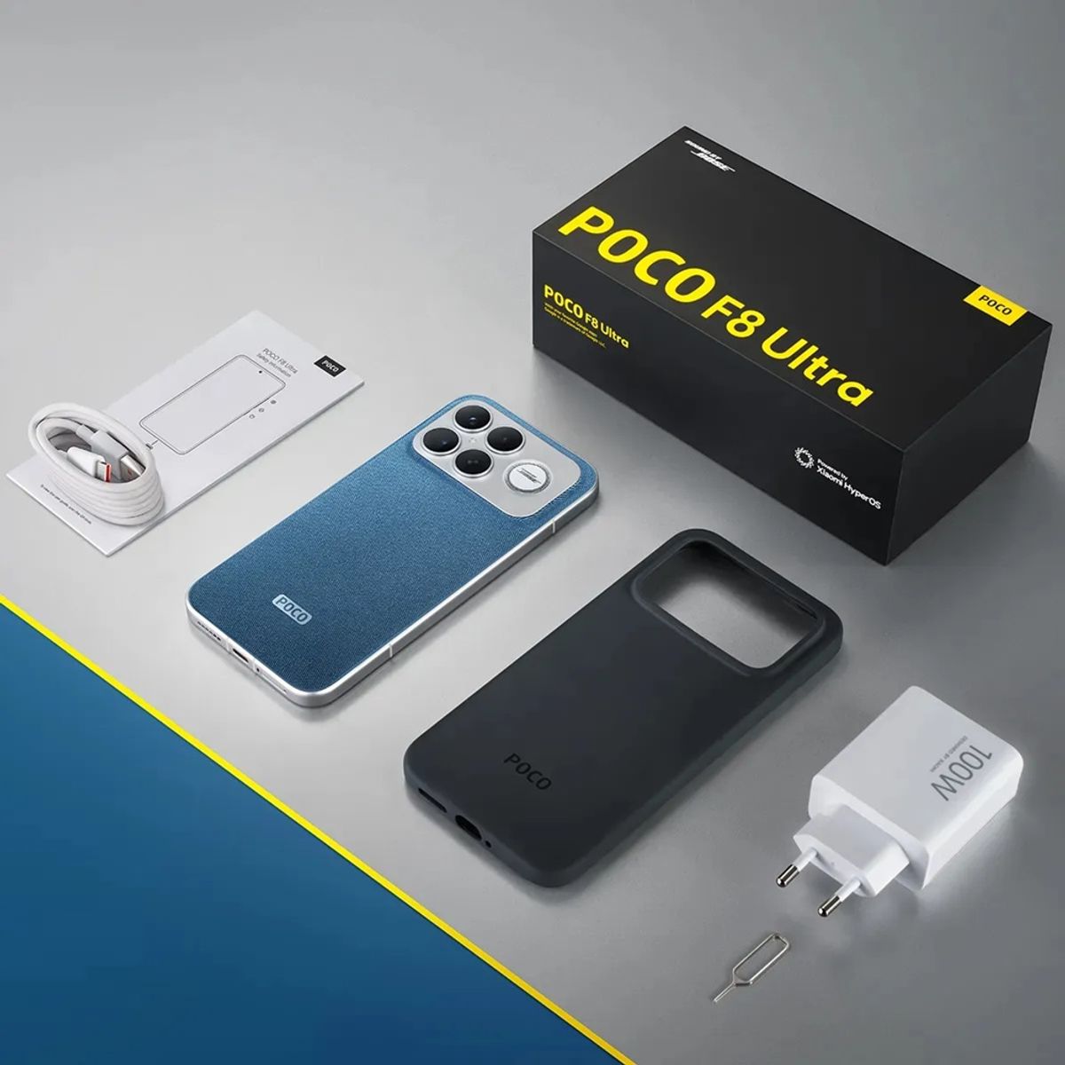 XIAOMI - Xiaomi Poco F8 Ultra 16Gb Ram 512Gb Rom color Negro con Mica Hidrogel - REGISTRADO