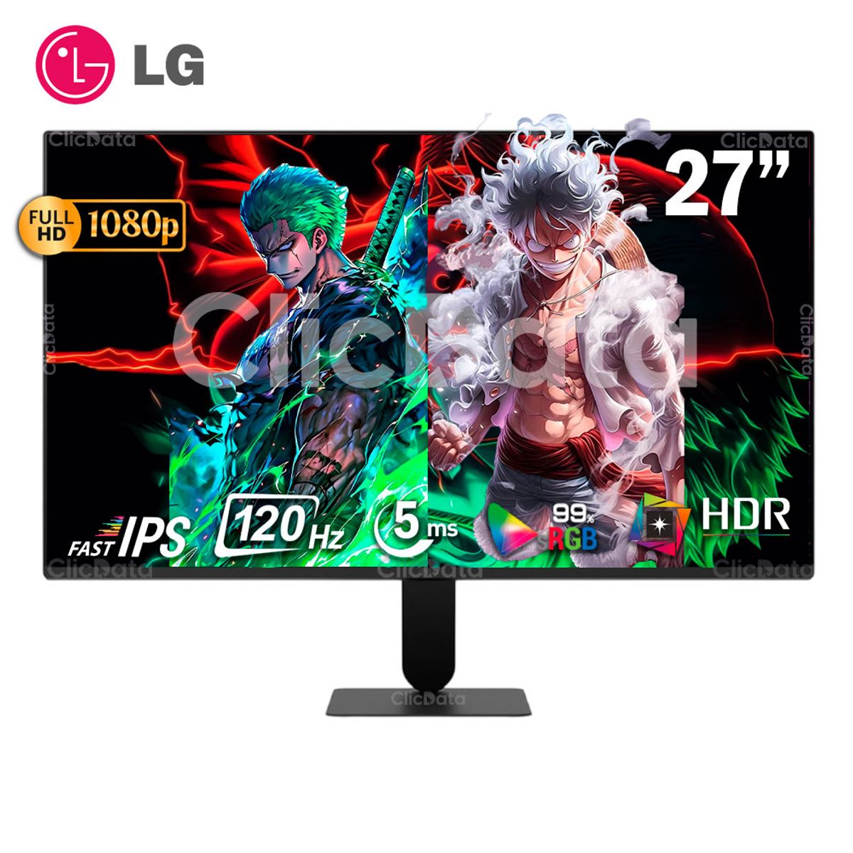 LG - MONITOR LG GAMING 27U411A-B FHD IPS 120HZ/ HDMI 27