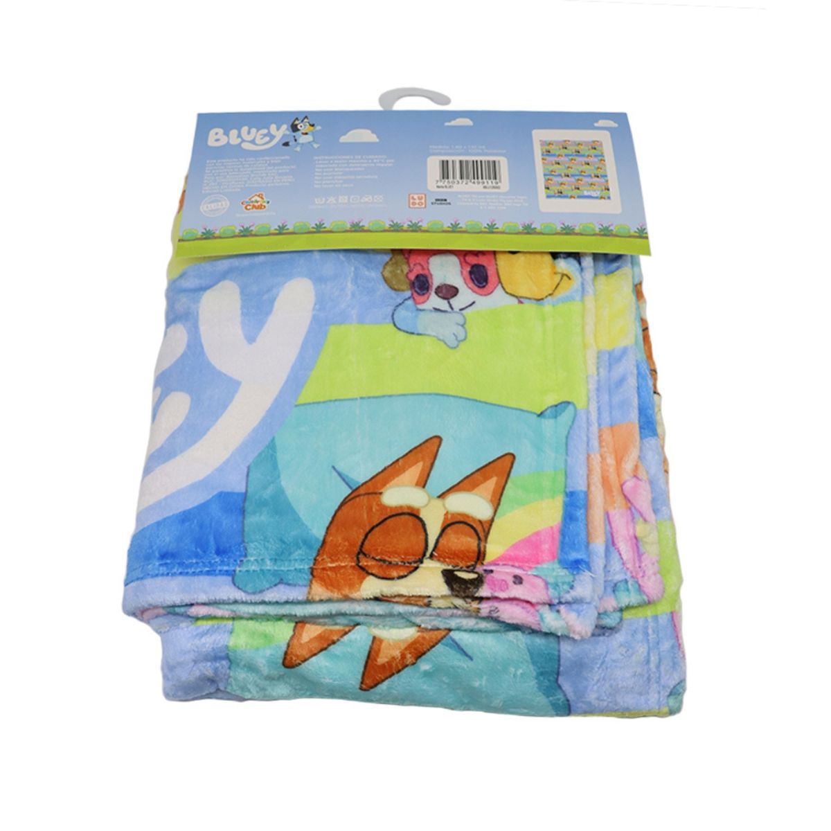 Manta Suave Bluey Bingo Multicolor 140x100 cm, marca BLUEY - Foto 2