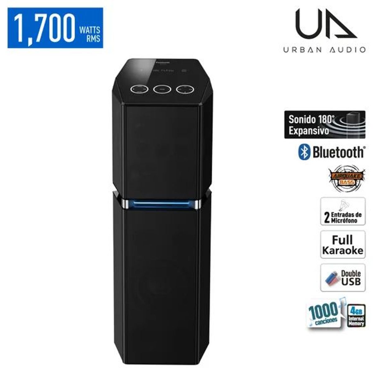 PANASONIC - Minicomponente Panasonic One Body SC-UA70