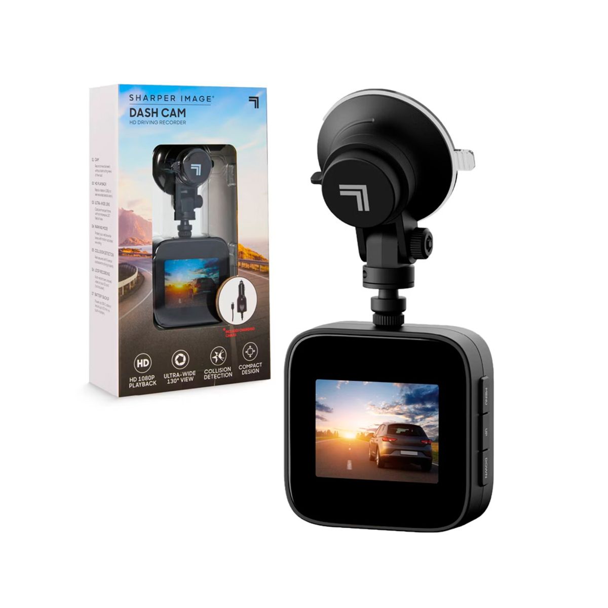 GENERAL - Grabadora de Conduccion HD Sharper Image para Salpicadero