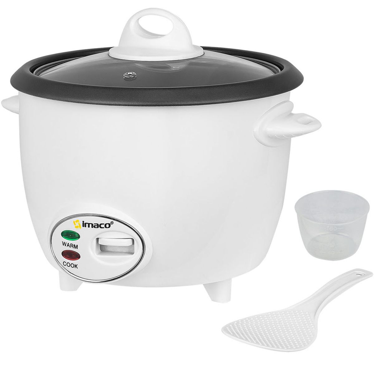 IMACO - Olla Arrocera 1.2 Litros Imaco RC6 Blanca