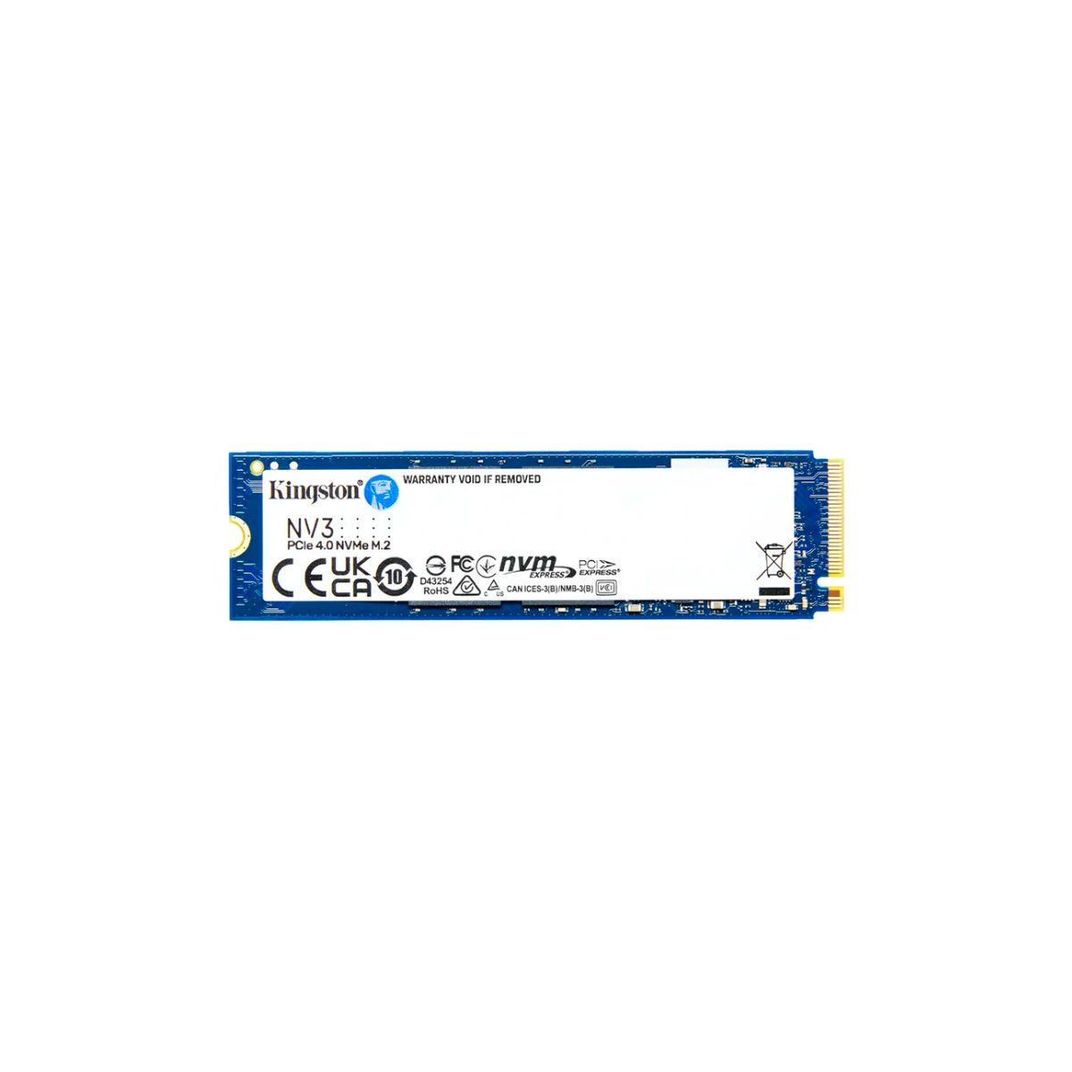 KINGSTON - Unidad en Estado Sólido Kingston 1000GB NV3 PCIe 4.0 NVMe M.2 SSD SNV3S/1000G