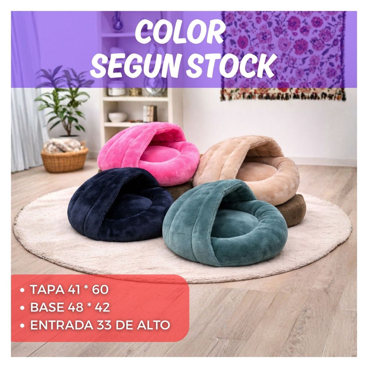 GENERICO - Cama Pantufla Para Mascotas