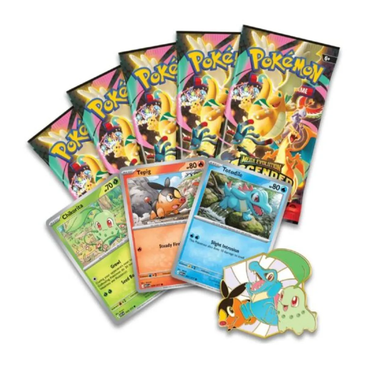 POKEMON - Pokemon TCG Ascended Heroes First Partners Deluxe Pin Collection Español