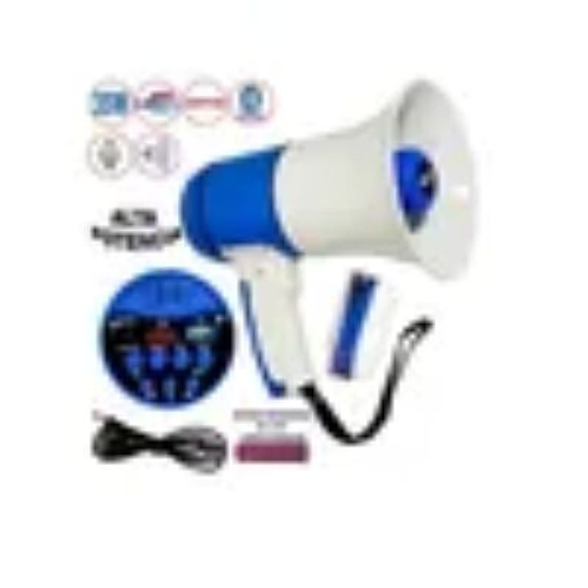 GENERICO - MEGÁFONO PORTÁTIL RECARGABLE