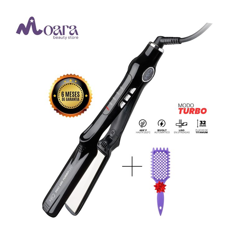 PLANCHA MQ PRO 480 TURBO LED + REGALO PEINE SURTIDO ESCOBEL MQ ...