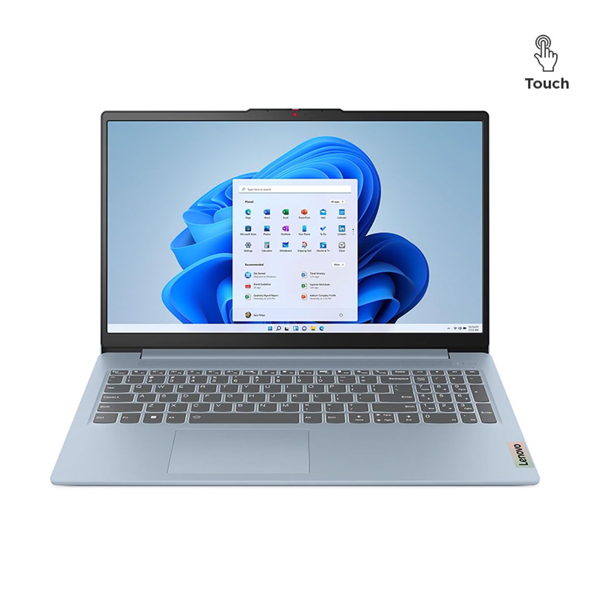 LENOVO - Laptop Lenovo Intel Core i5 12450H DDR5 16GB 512GB IDEAPAD SLIM 3 12° Gen 15.6” FULL HD TOUCH