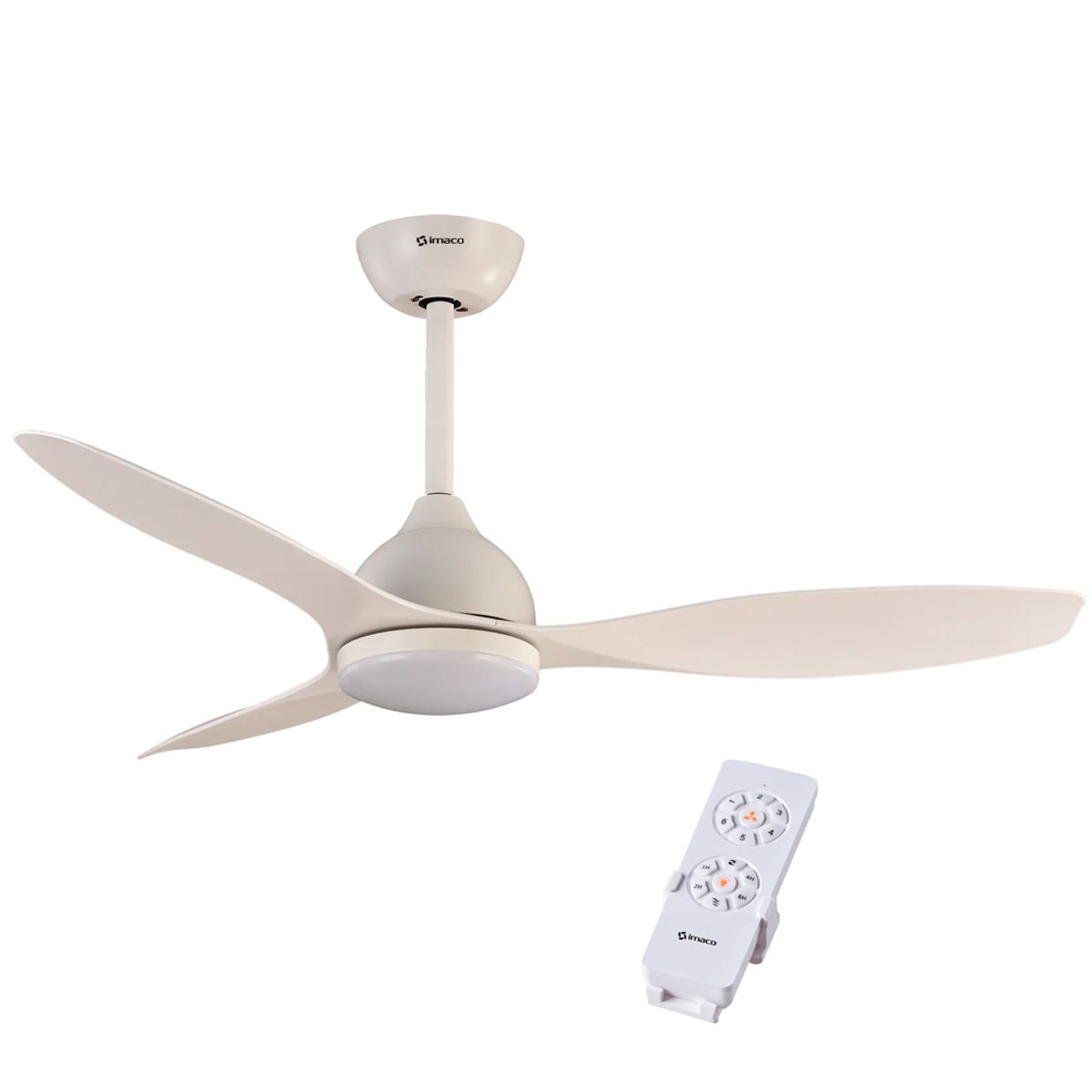 Imaco - Ventilador Decorativo de Techo 48 cluz led y ctrl Remoto CF4835DC Imaco