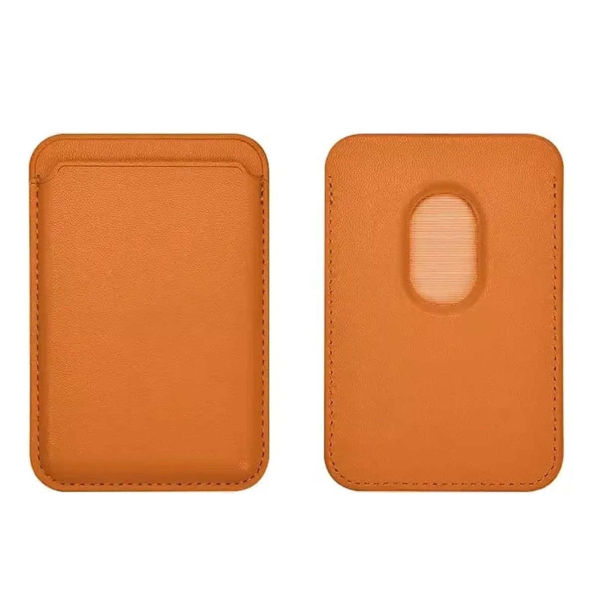 GENERICO - TARJETERO MAGSAFE WALLET PARA IPHONE 12-13-14-15-16-17 MARRON