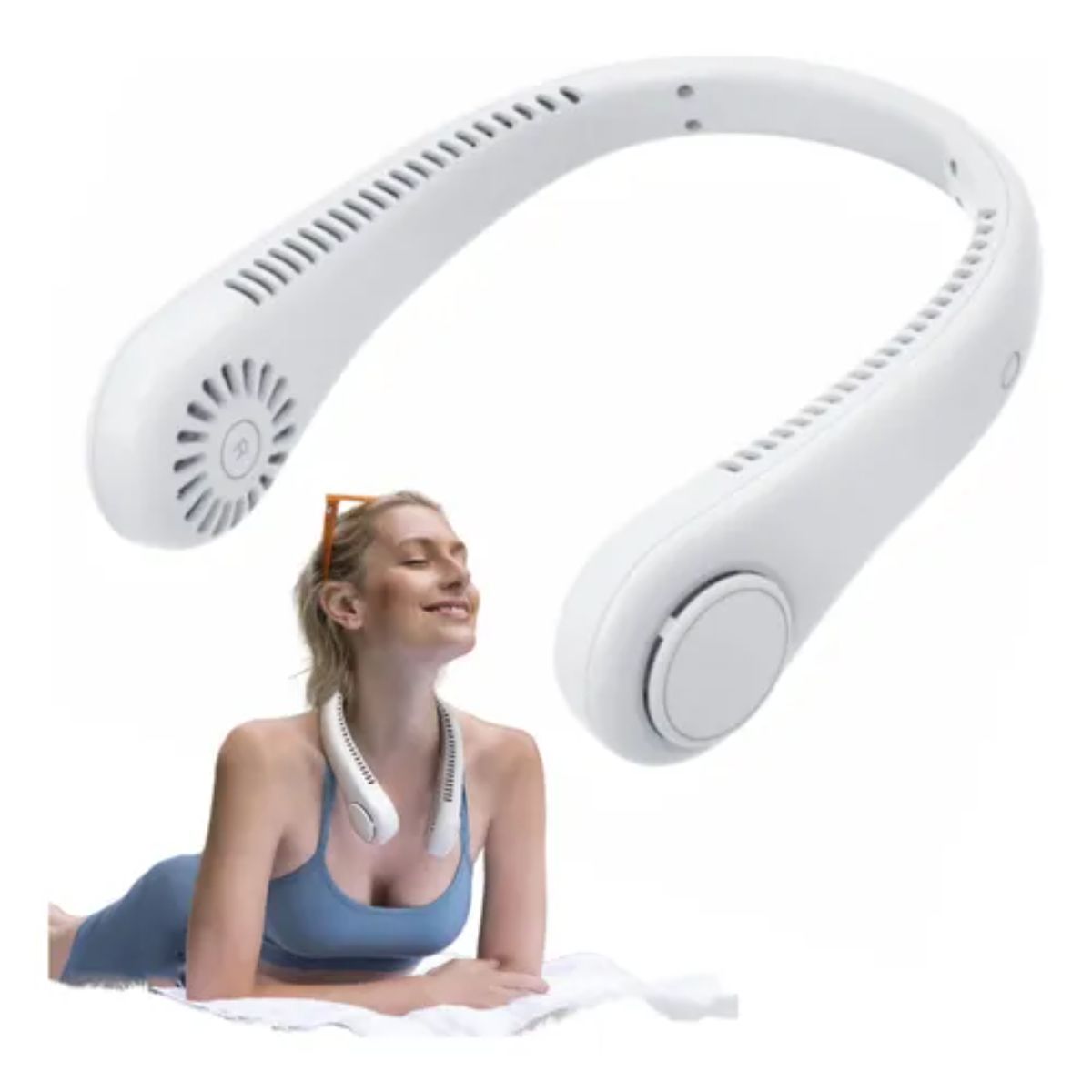 GENERICO - Ventilador Portátil de Cuello Inalámbrico para Oficina