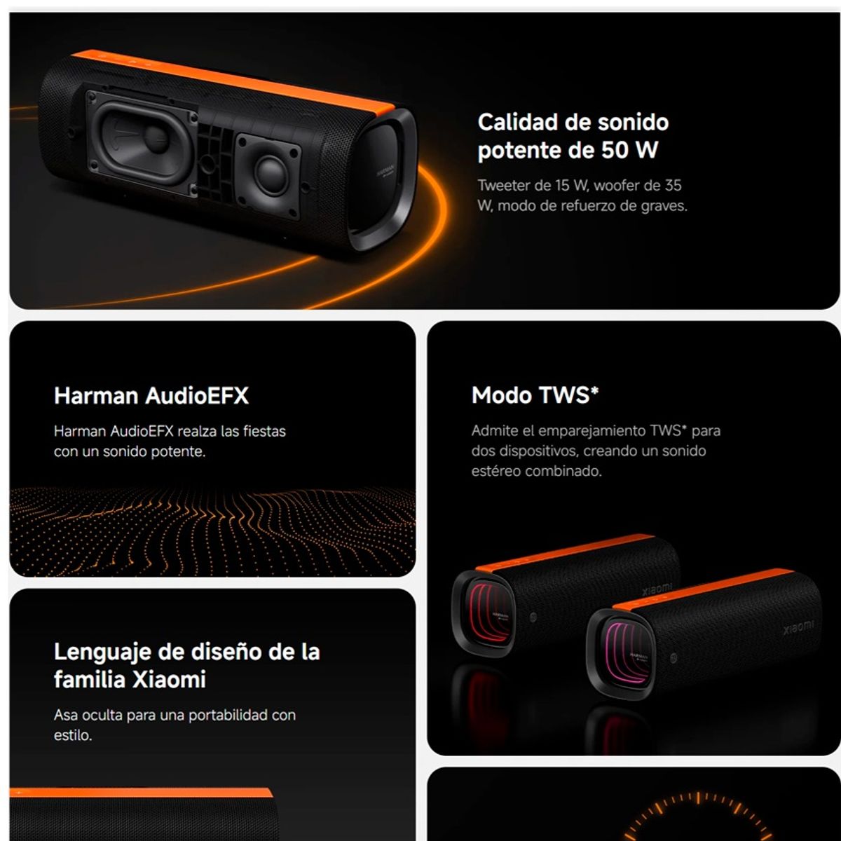XIAOMI - Parlante Bluetooth Xiaomi Sound Party 50W IP67