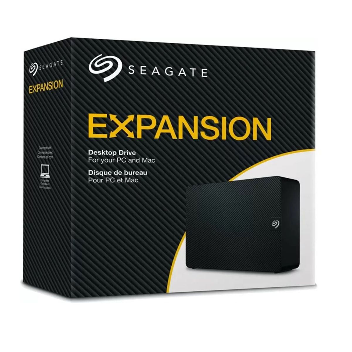 SEAGATE - Disco duro externo portatil Seagate Expansion STKP12000400, 12TB, 3.5", USB 3.0 / 3.2 Gen1