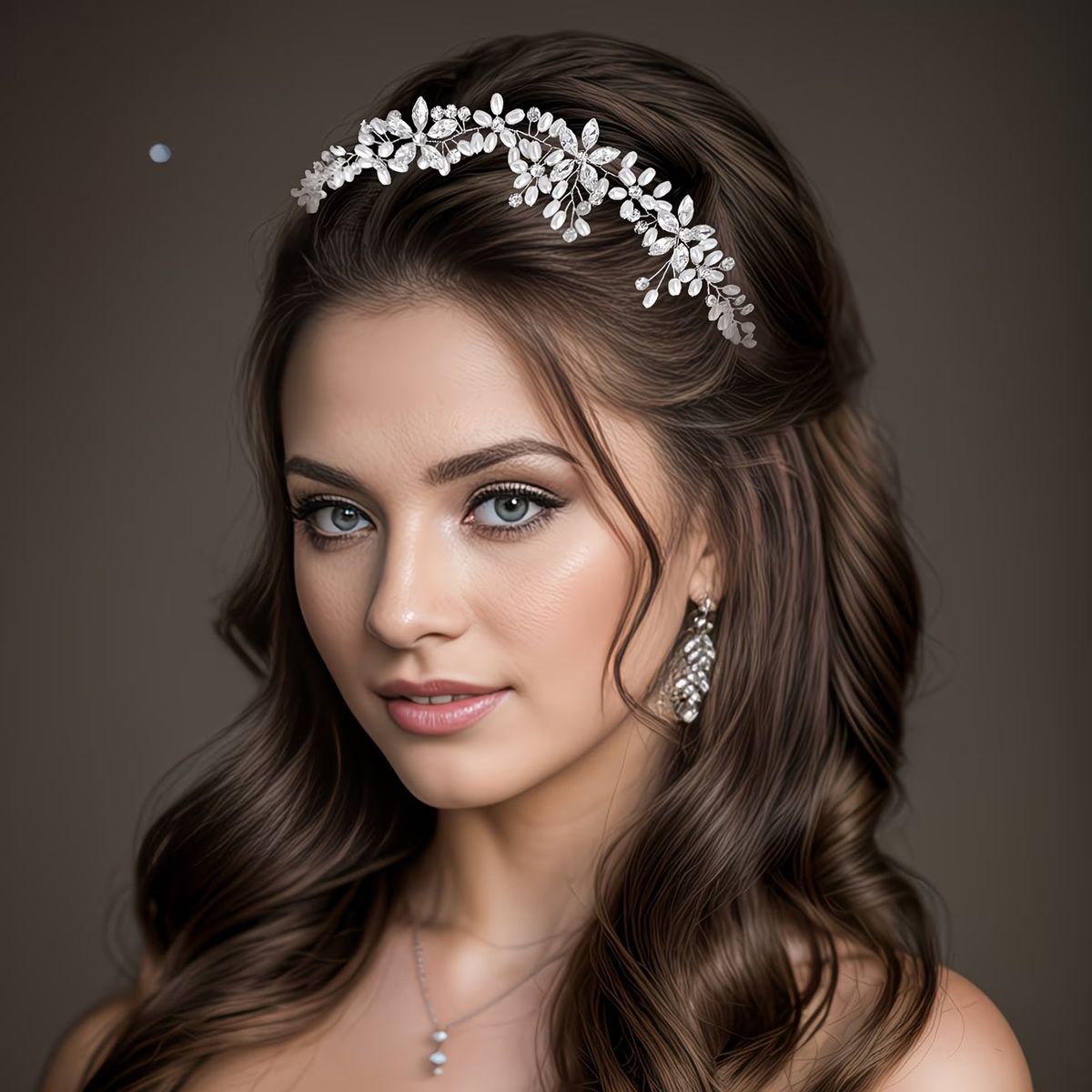 GENERICO - DIADEMA CORONA PARA BODAS - ACCESORIOS PARA MUJER