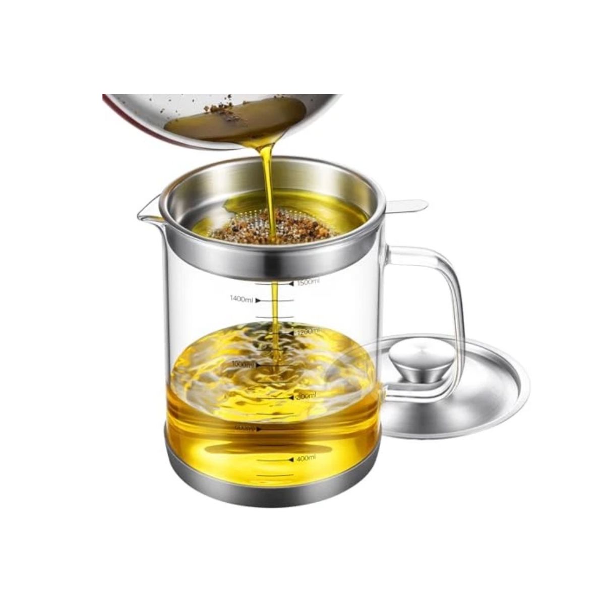 GENERICO - CONTENEDOR DE ACEITE CON COLADOR