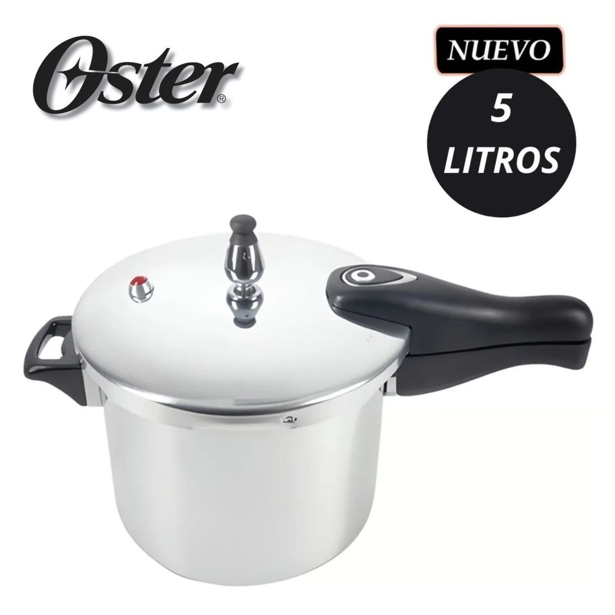 OSTER - Olla de Presión Oster Brissago 5 Litros con Bloqueo de seguridad