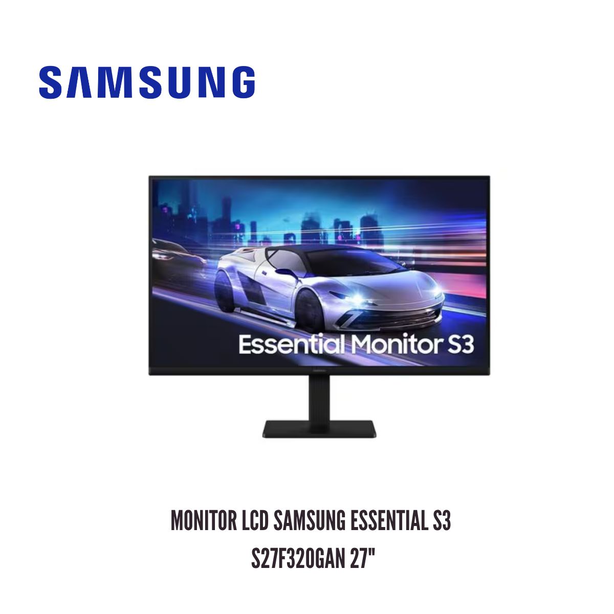 SAMSUNG - MONITOR LCD SAMSUNG ESSENTIAL S3 S27F320GAN 27 FULL HD 120HZ IPS