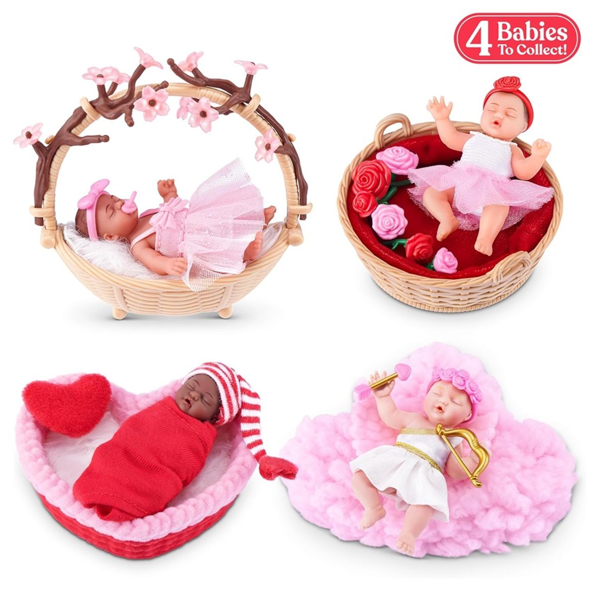 ZURU - My Mini Baby Sweet Heart Capsula Muñeca Sorpresa