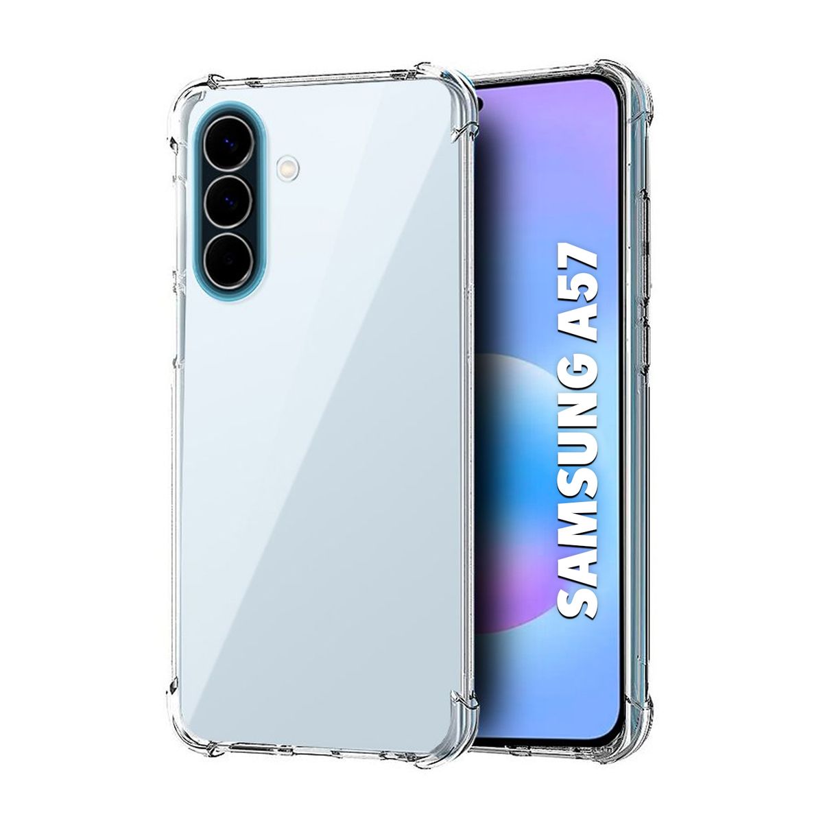 GENERICO - Case Funda Protector SAMSUNG A57 - CASE GOMA TRANSP ANTISHOCK
