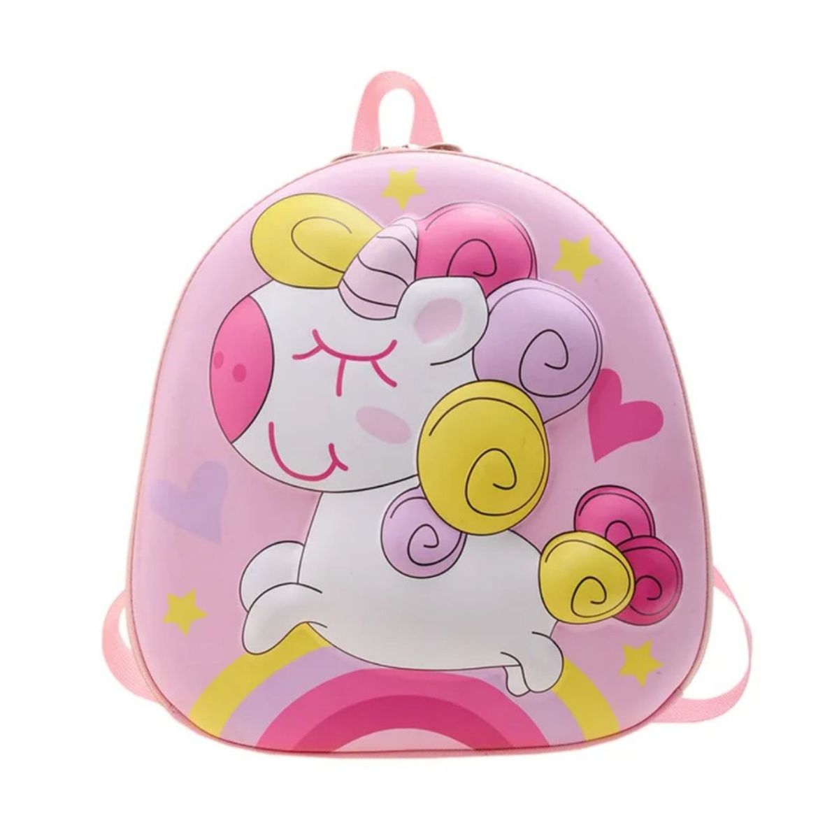 Mochila escolar Kínder o casual modelo Unicornio con relieve-Niña, marca GENERICO - Foto Principal