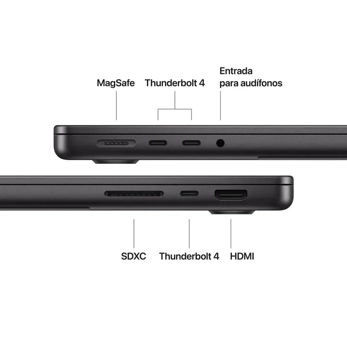 APPLE - Apple MacBook Pro 14-inch M5 16GB RAM 1TB SSD - Space Black/Teclado inglés