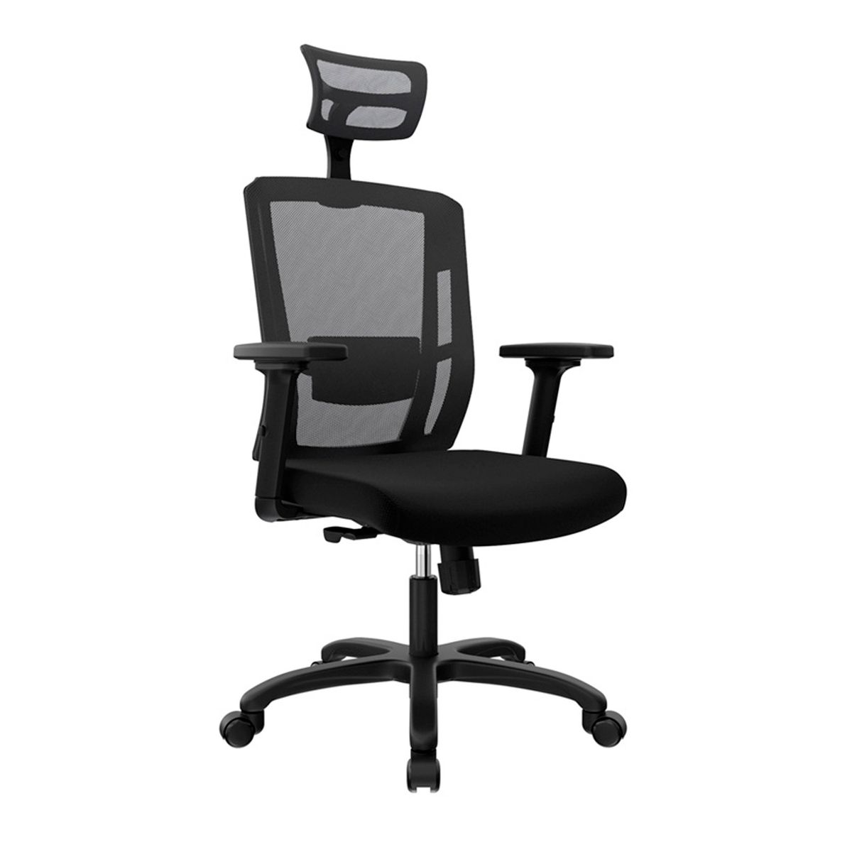 OFIDEAS - Silla Ergonómica Delphi II Presidente Negro Nylon Ofideas
