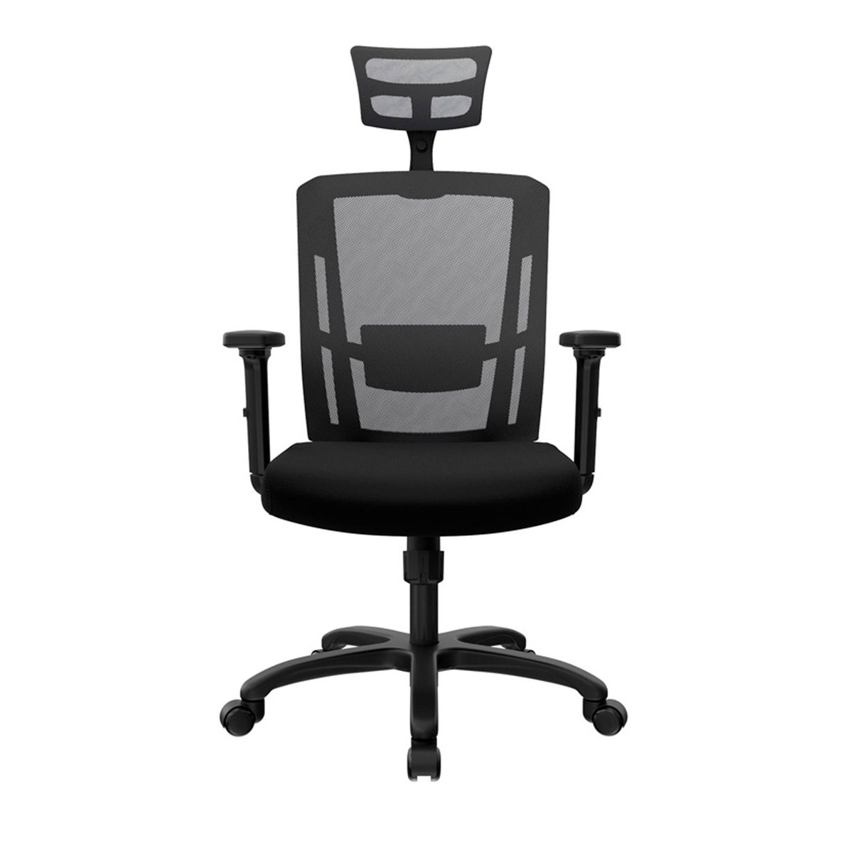 OFIDEAS - Silla Ergonómica Delphi II Presidente Negro Nylon Ofideas