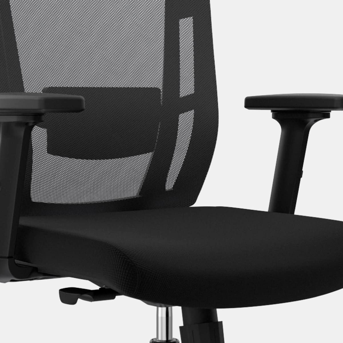 OFIDEAS - Silla Ergonómica Delphi II Presidente Negro Cromo Ofideas