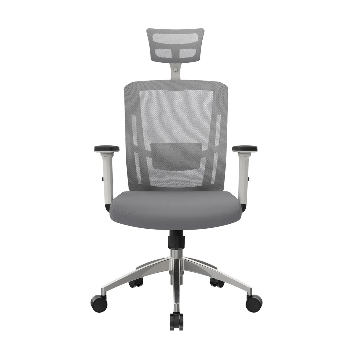 OFIDEAS - Silla Ergonómica Delphi II Presidente Gris Aluminio Ofideas