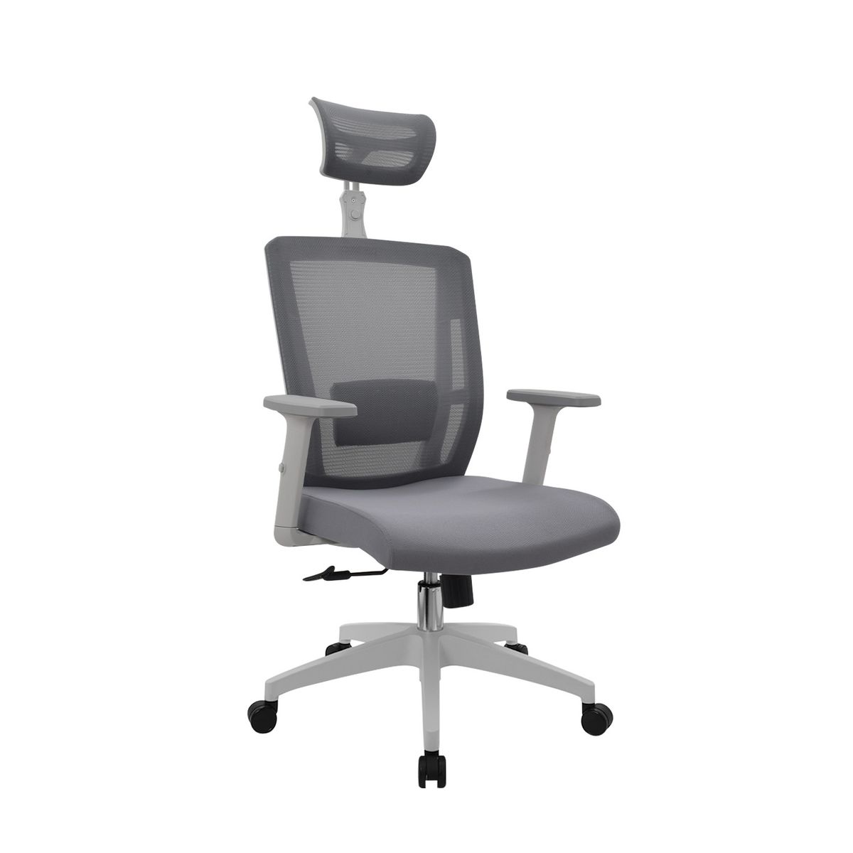 OFIDEAS - Silla Ergonómica Delphi II Presidente Gris Nylon Ofideas