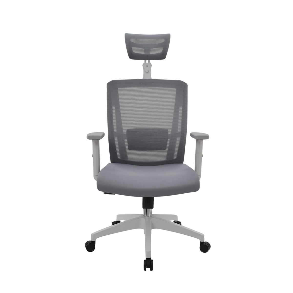 OFIDEAS - Silla Ergonómica Delphi II Presidente Gris Nylon Ofideas