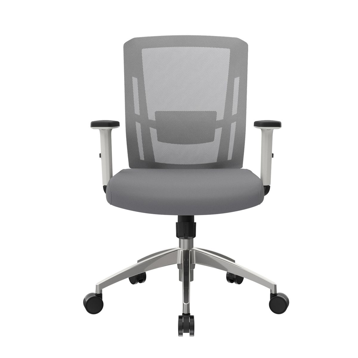 OFIDEAS - Silla Ergonómica Delphi II Gerente Aluminio Gris Ofideas