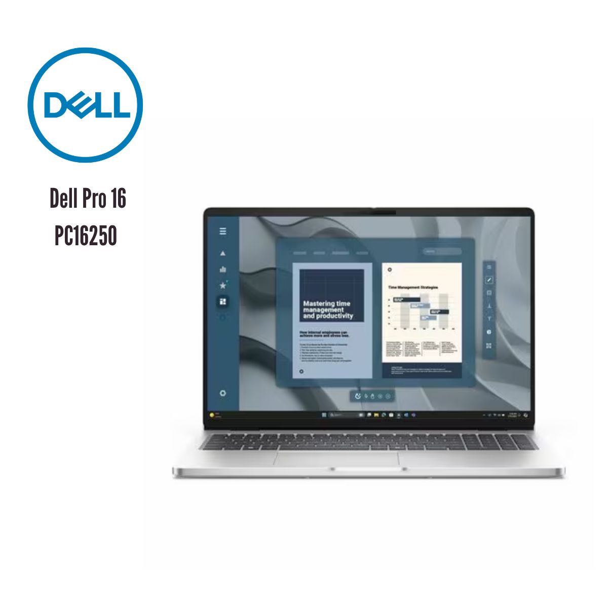 Dell - PORTATIL DELL PRO 16 PC16250 16 FULL HDINTEL CORE ULTRA 7 255U VPRO 16GB 512GB SSD