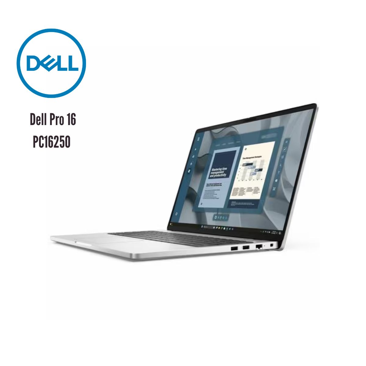 Dell - PORTATIL DELL PRO 16 PC16250 16 FULL HDINTEL CORE ULTRA 7 255U VPRO 16GB 512GB SSD