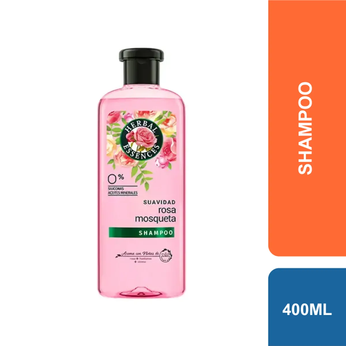 HERBAL ESSENCES - Shampoo Herbal Essences Rosa Mosqueta 400 ml
