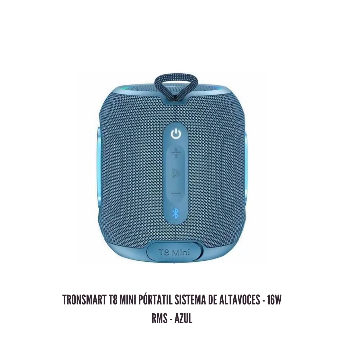 GENERICO - Altavoz Portátil Tronsmart T8 Mini 16W RMS Bluetooth 360° Azul
