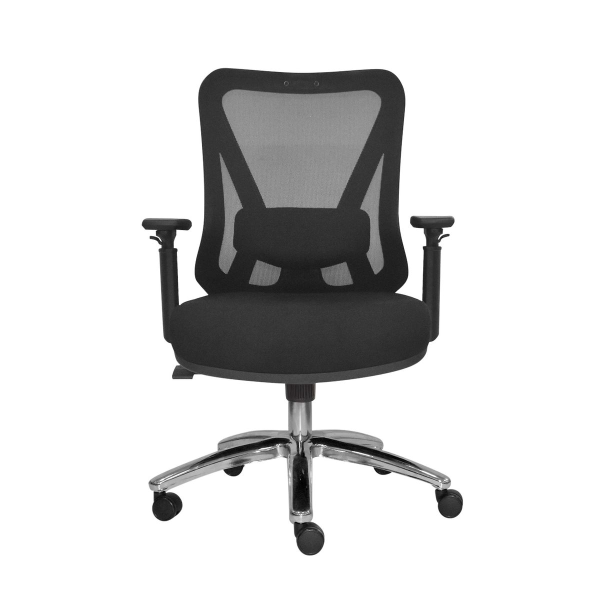 OFIDEAS - Silla Ergonómica Dolfin Gerente Syncro Negro Cromo Ofideas